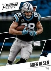 2018 Panini Prestige Base Set Greg Olsen #180 card