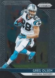 2018 Panini Prizm Base Set Greg Olsen #173 card