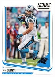 2018 Score Base Set Greg Olsen #48 card