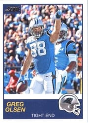 2019 Score Base Set Greg Olsen #258 card