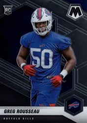 2021 Panini Mosaic Base Set Greg Rousseau #353 card