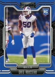 2021 Panini Playbook Base Set Greg Rousseau #153 card