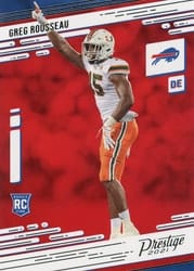 2021 Panini Prestige Base Set Greg Rousseau #252 card