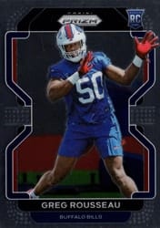 2021 Panini Prizm Base Set Greg Rousseau #434 card