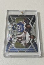 2024 Panini Spectra Respectra Greg Rousseau / Jerry Jeudy #SWAP-JJGR card