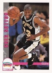 1992-93 Hoops Base Set Greg Sutton #211 card