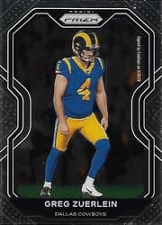 2020 Panini Prizm Base Set Greg Zuerlein #279 card