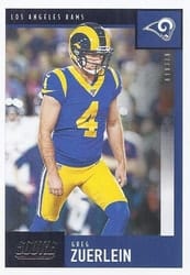 2020 Score Base Set Greg Zuerlein #307 card