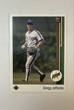 1989 Upper Deck Gregg Jefferies: Star Rookie #9 card
