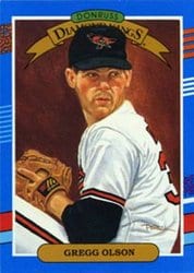 1991 Donruss Base Set Gregg Olson #23 card