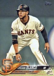 2018 Topps Base Set Gregor Blanco #664 card