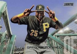 2018 Stadium Club Base Set Gregory Polanco #255 card