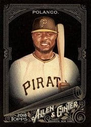 2018 Topps Allen & Ginter X Base Set Gregory Polanco #314 card