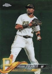 2018 Topps Chrome Base Set Gregory Polanco #28 card