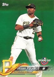 2018 Topps Opening Day Base Set Gregory Polanco #85 card