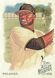 2019 Topps Allen & Ginter Base Set Gregory Polanco #251 card