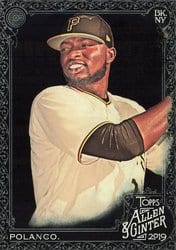 2019 Topps Allen & Ginter X Base Set Gregory Polanco #251 card