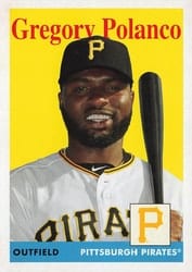 2019 Topps Archives Base Set Gregory Polanco #38 card