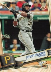 2019 Topps Big League Base Set Gregory Polanco #123 card