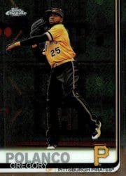 2019 Topps Chrome Base Set Gregory Polanco #159 card