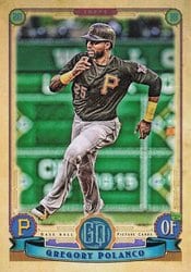 2019 Topps Gypsy Queen Base Set Gregory Polanco #149 card