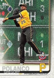 2019 Topps Opening Day Base Set Gregory Polanco #158 card