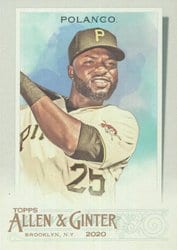 2020 Topps Allen & Ginter Base Set Gregory Polanco #273 card