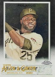 2020 Topps Allen & Ginter Chrome Base Set Gregory Polanco #273 card