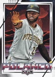2020 Topps Fire Base Set Gregory Polanco #75 card