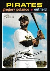 2020 Topps Heritage Base Set Gregory Polanco #273 card
