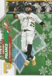 2020 Topps Holiday Base Set Gregory Polanco #HW103 card