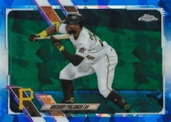 2021 Topps Chrome Sapphire Edition Base Set Gregory Polanco #412 card