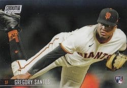2021 Stadium Club Chrome Base Set Gregory Santos #359 card