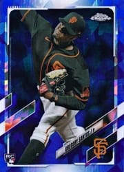 2021 Topps Chrome Update Sapphire Edition Base Set Gregory Santos #US280 card