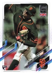 2021 Topps UK Edition Base Set Gregory Santos #25 card