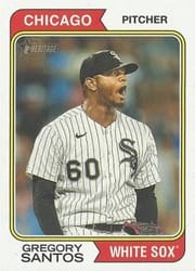 2023 Topps Heritage Base Set Gregory Santos #680 card