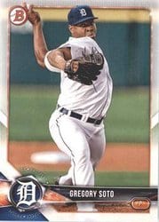 2018 Bowman Draft Base Set Gregory Soto #BD-53 card