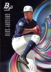 2018 Bowman Platinum Top Prospects Gregory Soto #TOP-74 card