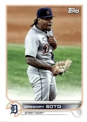 2022 Topps Mini Base Set Gregory Soto #17 card
