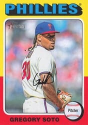 2024 Topps Heritage Mini Base Set Gregory Soto #144 card