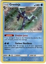 Detective Pikachu Greninja #9 card