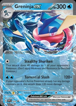2023 Scarlet & Violet Black Star Promos Greninja ex #54 card
