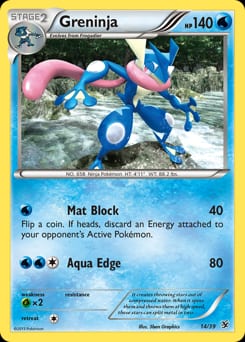 Kalos Starter Set Greninja #14 card