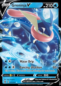 Fusion Strike Greninja V #73 card