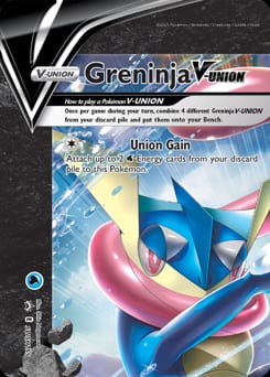 SWSH Black Star Promos Greninja V-UNION #SWSH155 card