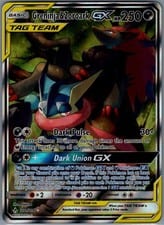 Unbroken Bonds Greninja & Zoroark-GX #201 card