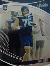 2025 Panini Absolute Signature Rookies Grey Zabel #125 card