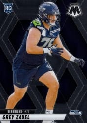 2025 Panini Mosaic Base Set Grey Zabel #328 card