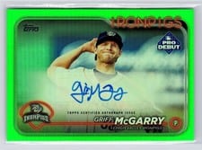 2024 Topps Pro Debut Autographs Griff McGarry #PD-16 card