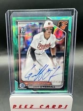 2024 Bowman Draft Chrome Prospect Autograph Griff O'Ferrall Aqua Lava Refractor #CPA-GO card